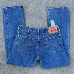 Levi's 517 Boot Cut Medium Stonewash Blue Denim Jeans 33x30 Style 517-4891